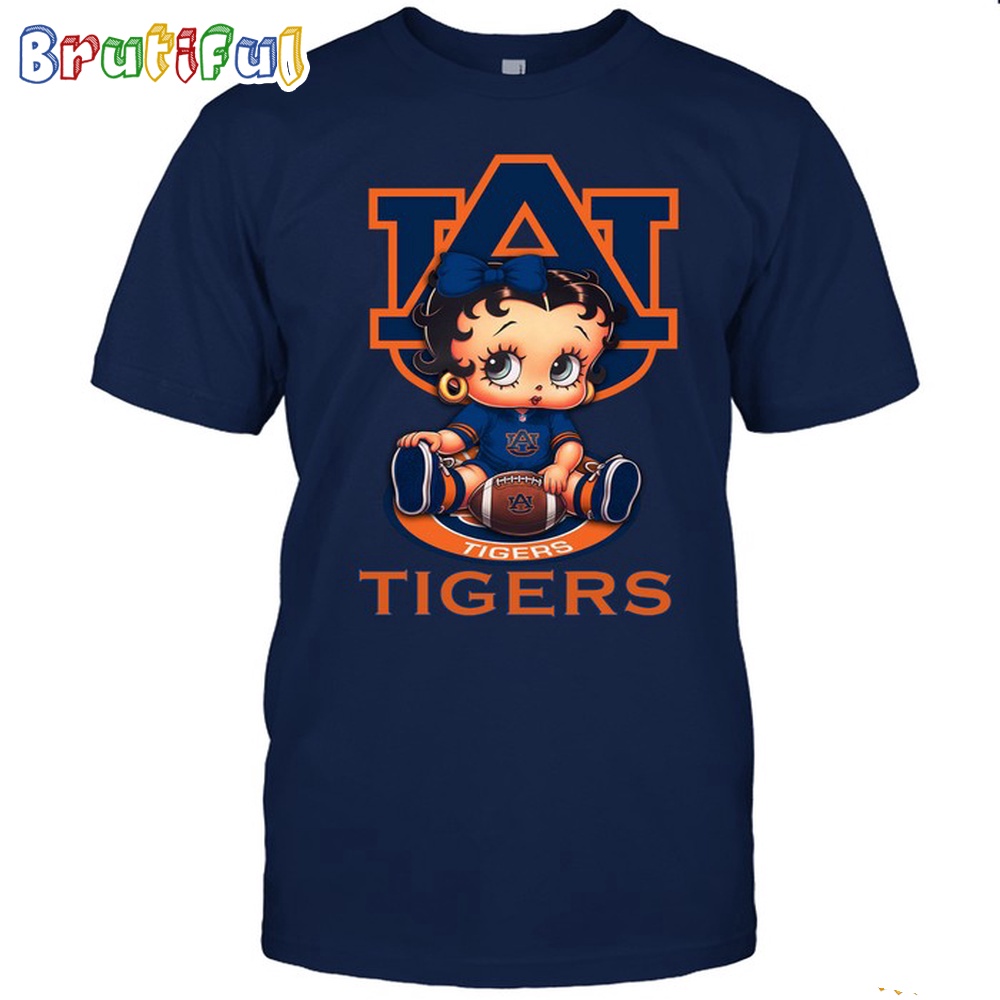 NCAA Auburn T Shirt Betty Boop Football Tshirt