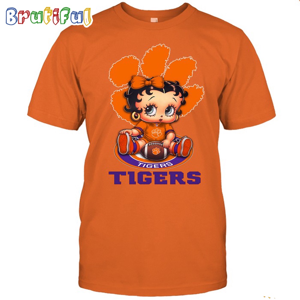 NCAA Clemson T Shirt Betty Boop Football Tshirt