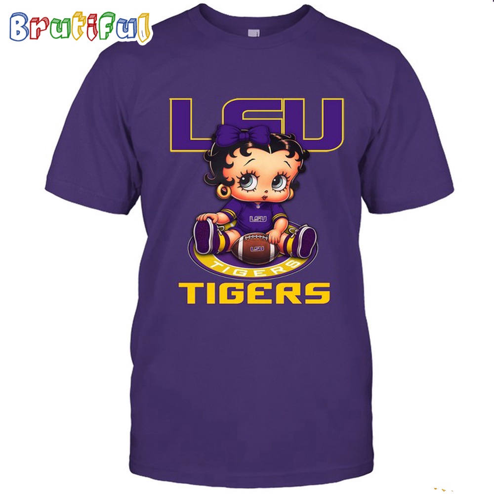 NCAA LSU T Shirt Betty Boop Football Tshirt