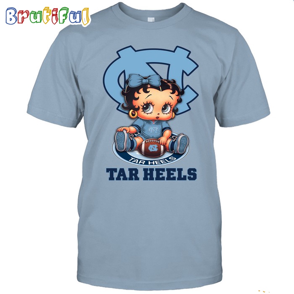 NCAA North Carolina Boop Football T Shirt Betty Boop Football Tshirt