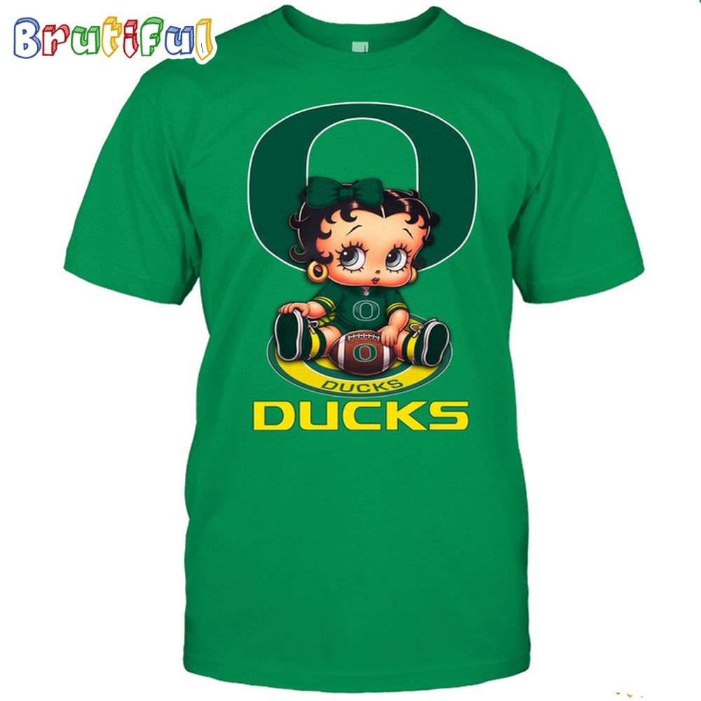 NCAA Oregon Boop Football T Shirt Betty Boop Football Tshirt