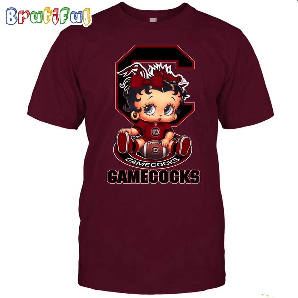 NCAA South Carolina T Shirt Betty Boop Football Tshirt