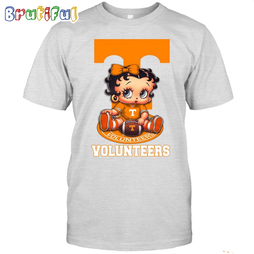 NCAA Tennessee Boop Football T Shirt Betty Boop Football Tshirt