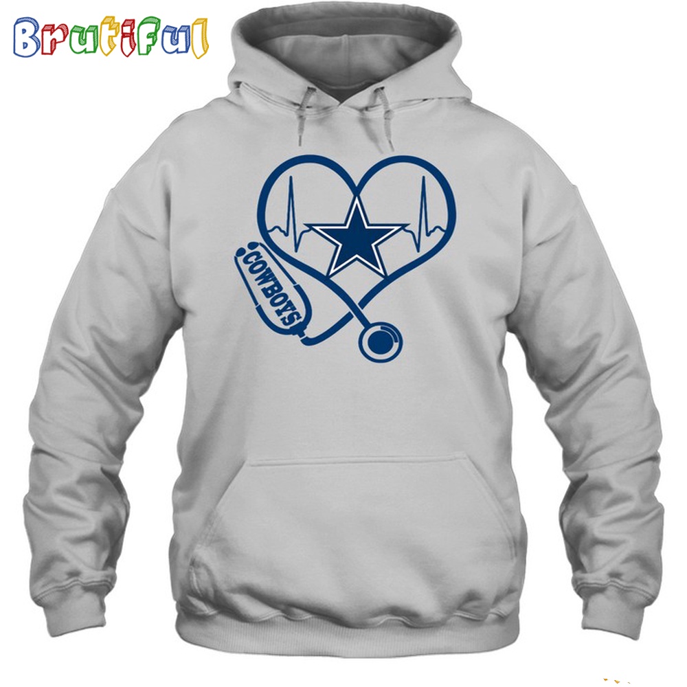 NFL Dallas Cowboys Nurse Love Hoodie Unisex Football T Shirt Hoodie