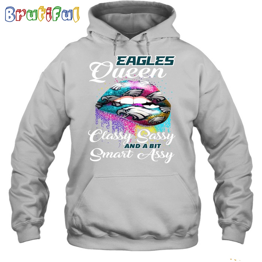 NFL Eagles Lips Hoodie Unisex Football T Shirt Hoodie