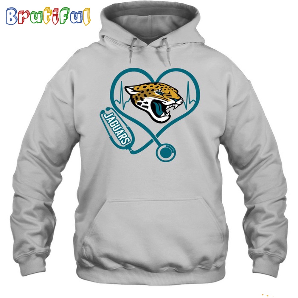 NFL Jacksonville Jaguars Nurse Love Hoodie Unisex Football T Shirt Hoodie