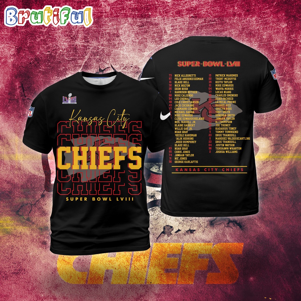 NFL Kansas City Chiefs Super Bowl Champion 3D Shirt