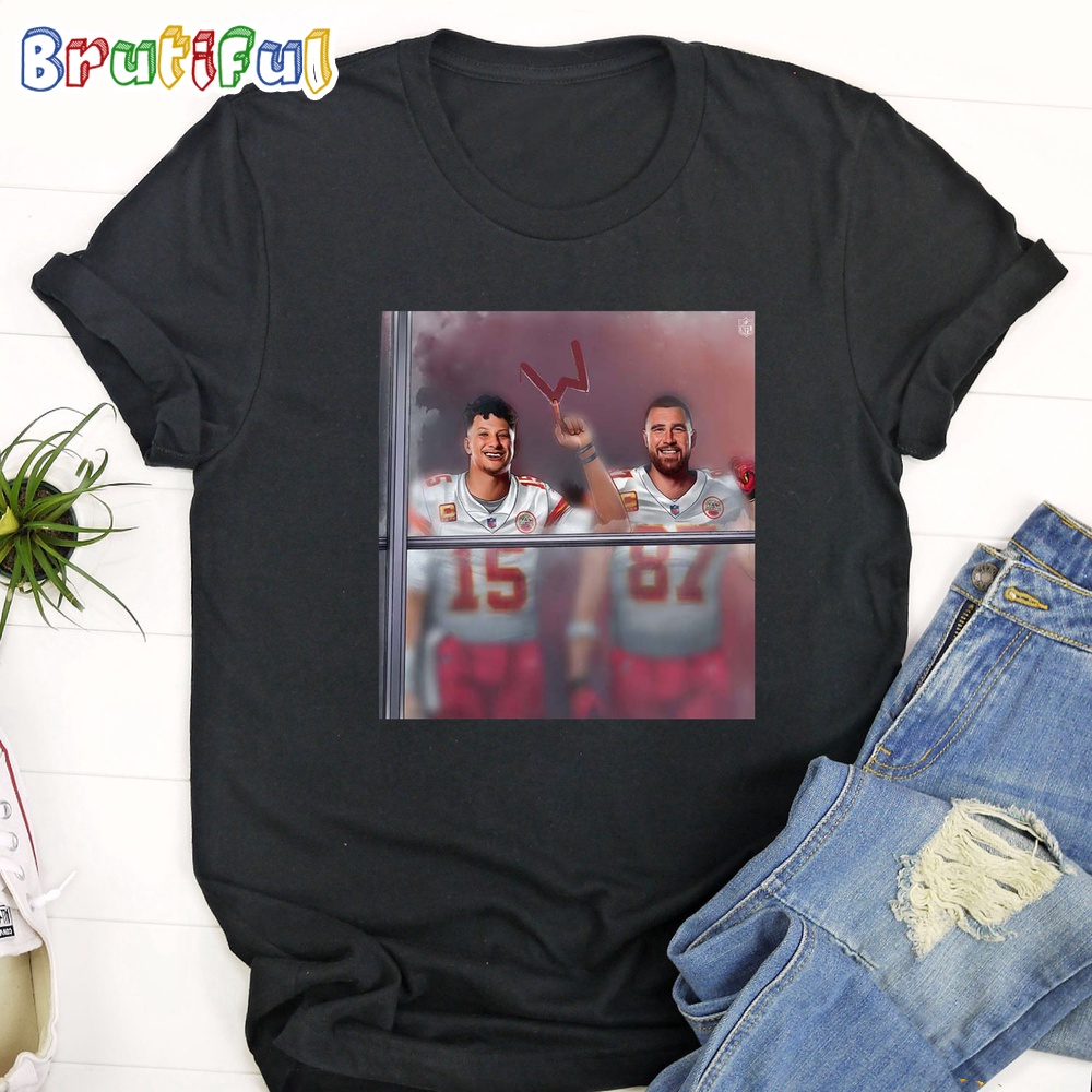 NFL Patrick Mahomes And Travis Kelce Of The Chiefs Wins and Window Still Open T Shirt