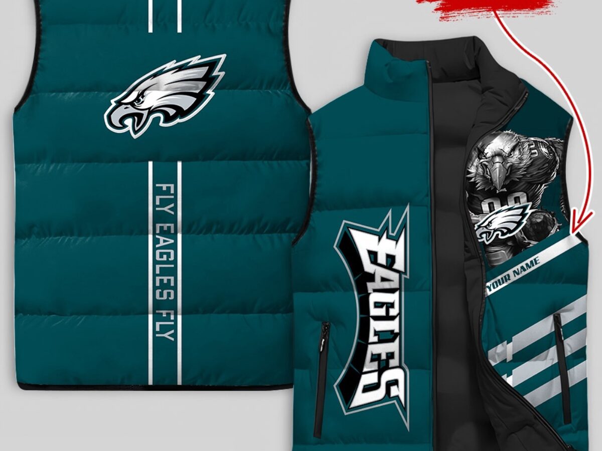 NFL Philadelphia Eagles Damn Right Sleeveless Down Jacket