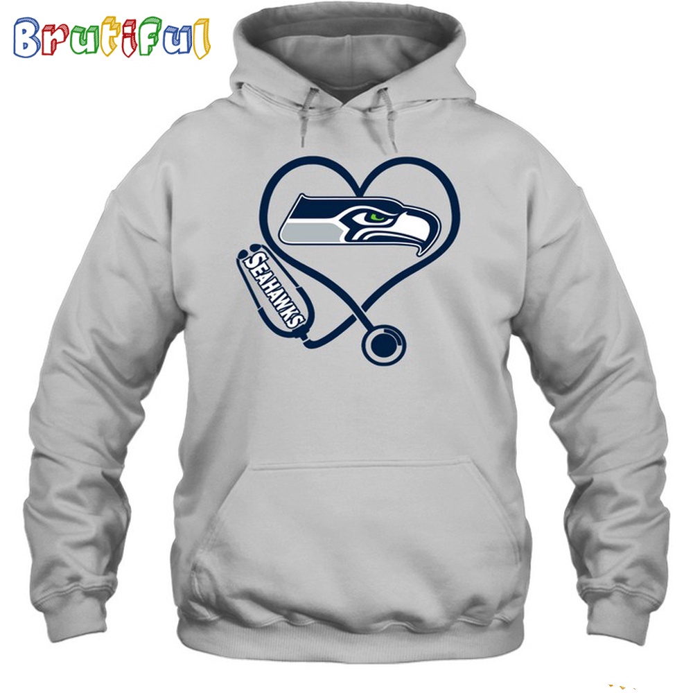 NFL Seattle Seahawks Nurse Love Hoodie Unisex Football T Shirt Hoodie