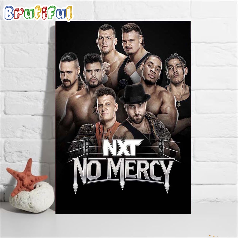 NXT No Mercy as WWE NXT Tag Team Champions Wall Art Poster Canvas