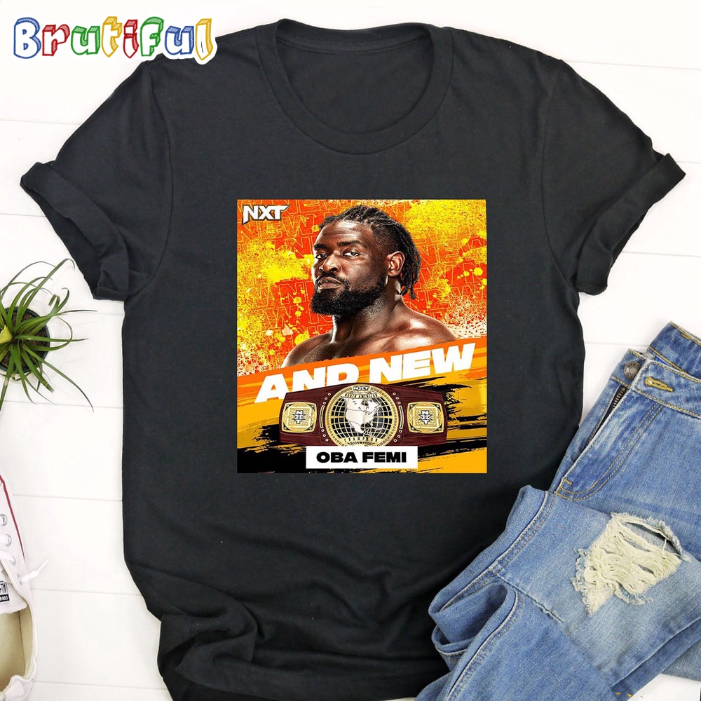 Oba Femi And New WWE NXT North American Champion T Shirt