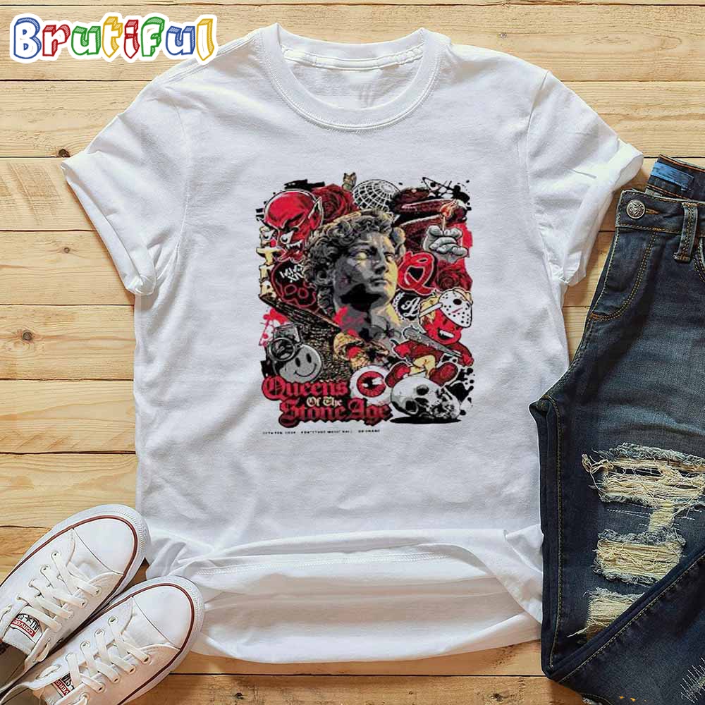 Queens Of The Stone Fortitude Music Hall Brisbane T Shirt
