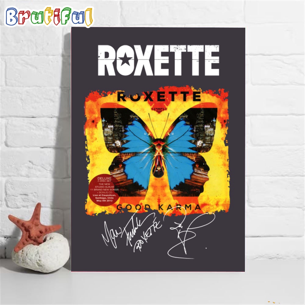 Roxette Good Karma Wall Decor Poster Canvas