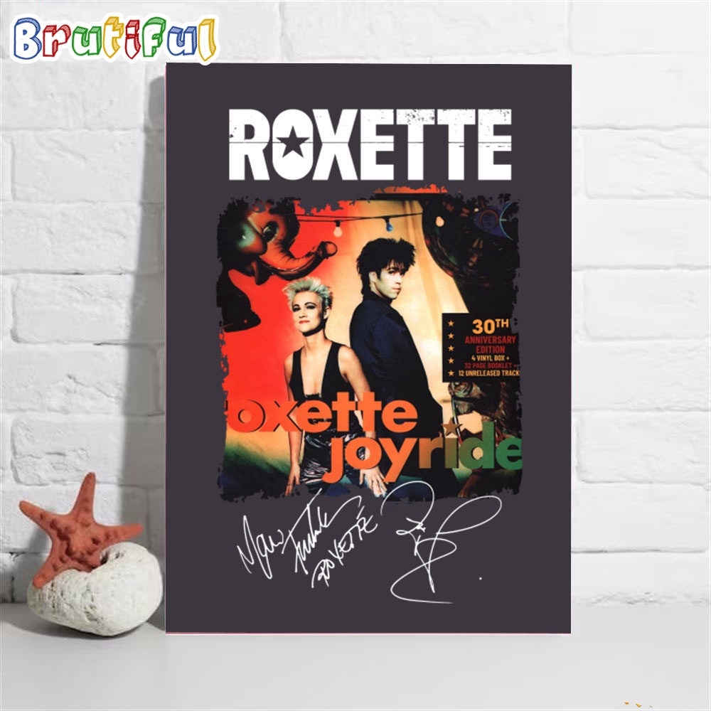 Roxette Joyride Wall Decor Poster Canvas