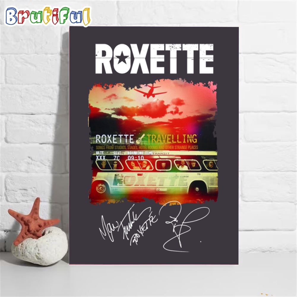 Roxette Travelling Wall Decor Poster Canvas