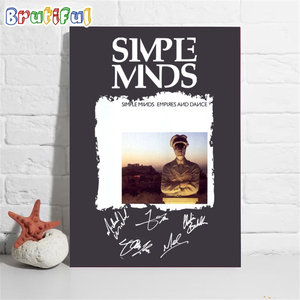 Simple Minds Empires And Dance Wall Art Poster Canvas