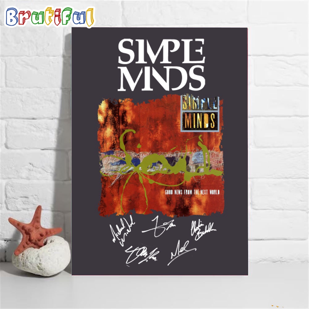 Simple Minds Good News From The Next World Wall Art Poster Canvas