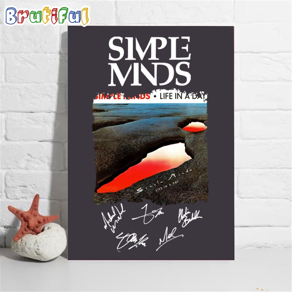 Simple Minds Life In A Day Wall Art Poster Canvas
