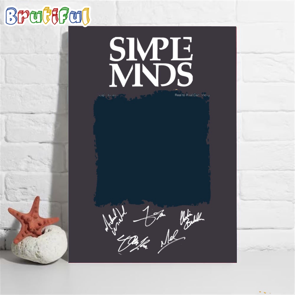Simple Minds Real To Real Cacophony Wall Art Poster Canvas
