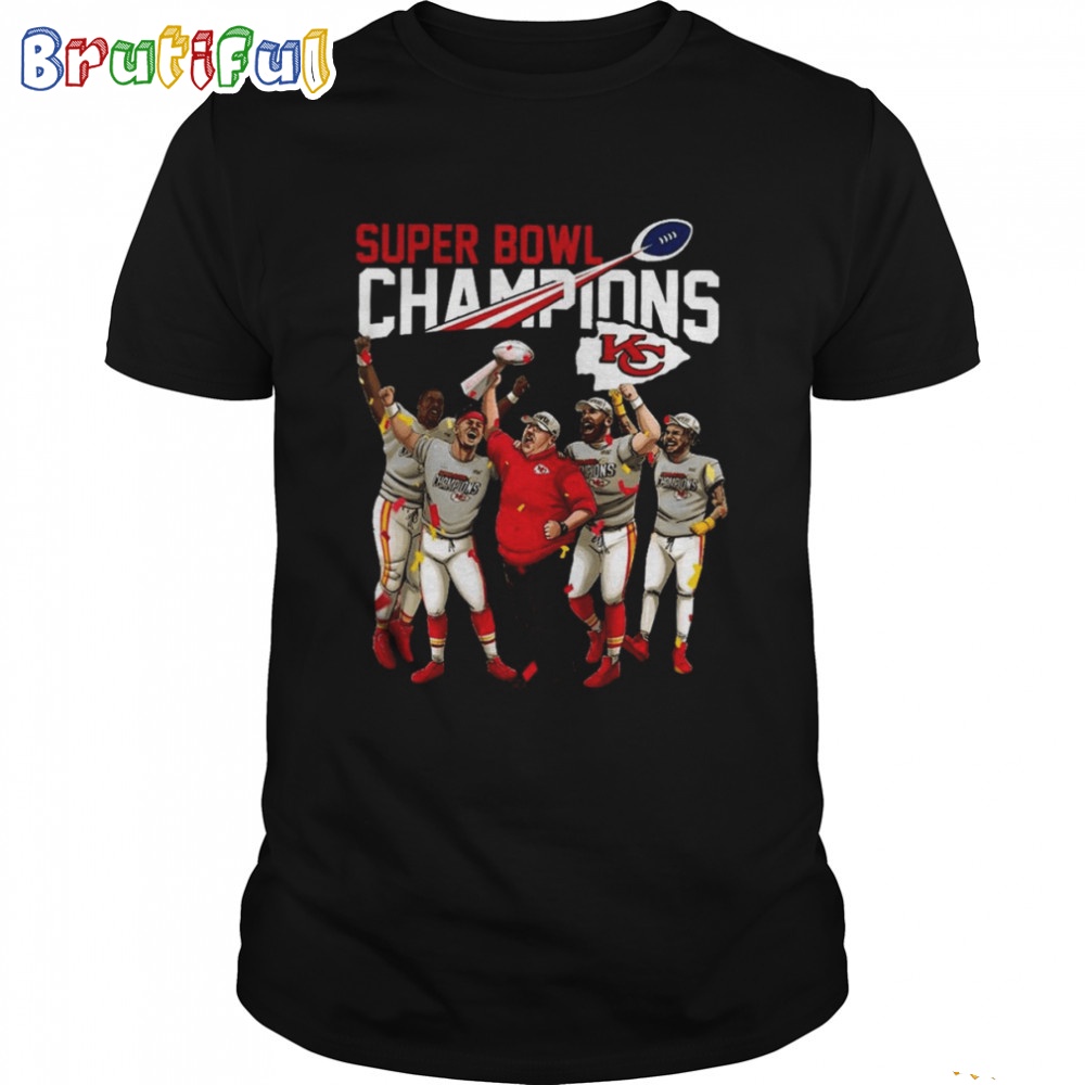 Super Bowl Champions Nfl Kansas City Chiefs Football T Shirt 1