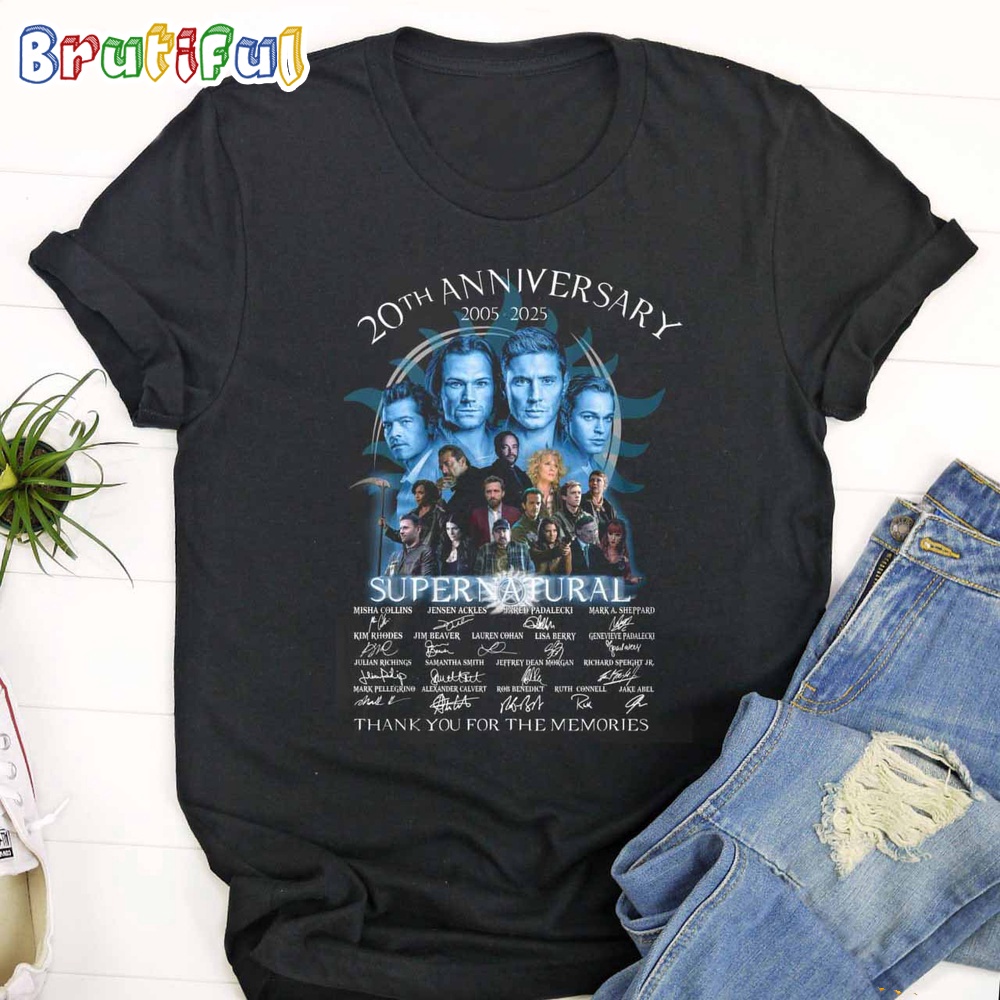 Supernatural 20th Anniversary T Shirt