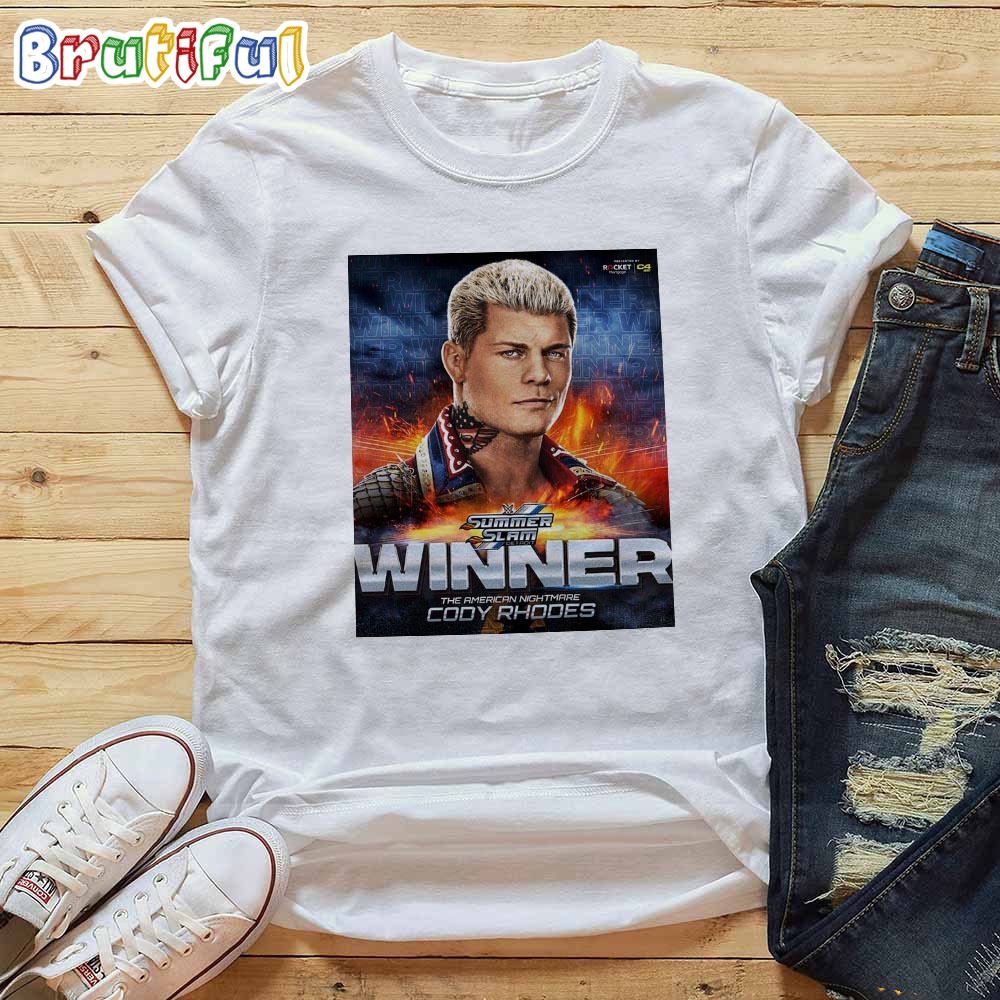 The American Nightmare Cody Rhodes Is The Winner At WWE SummerSlam T Shirt