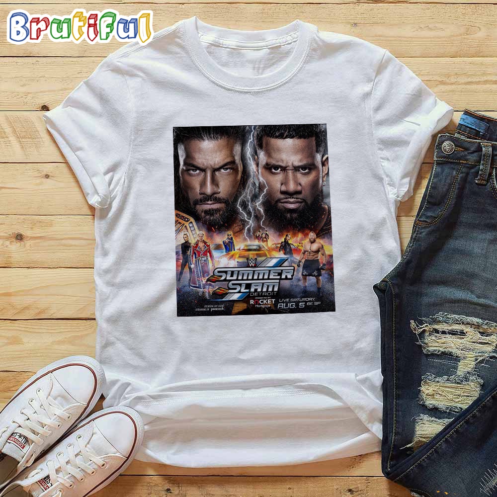 The Biggest Party Of The Summer The Official SummerSlam Poster T Shirt