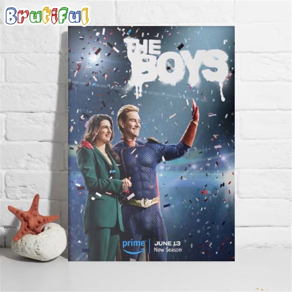 The Boys New Season Poster Home Lander And Victoria Neuman