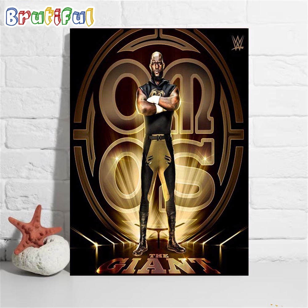 The Giant Omos In WWE Wall Art Poster Canvas