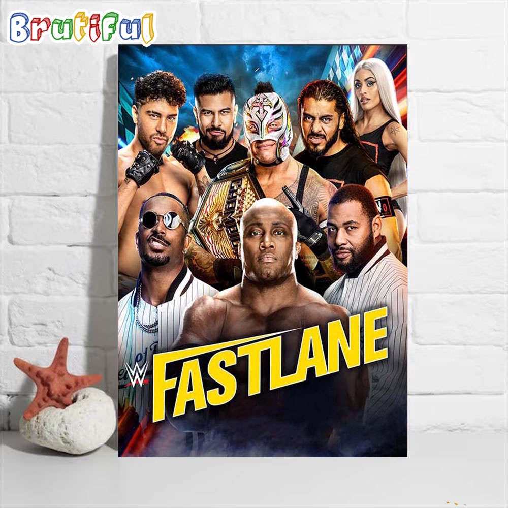 The LWO Will Be Out For Retribution When They Go Head To Head With Bobby Lashley And The Street Profits At WWE Fastlane Wall Art Poster Canvas