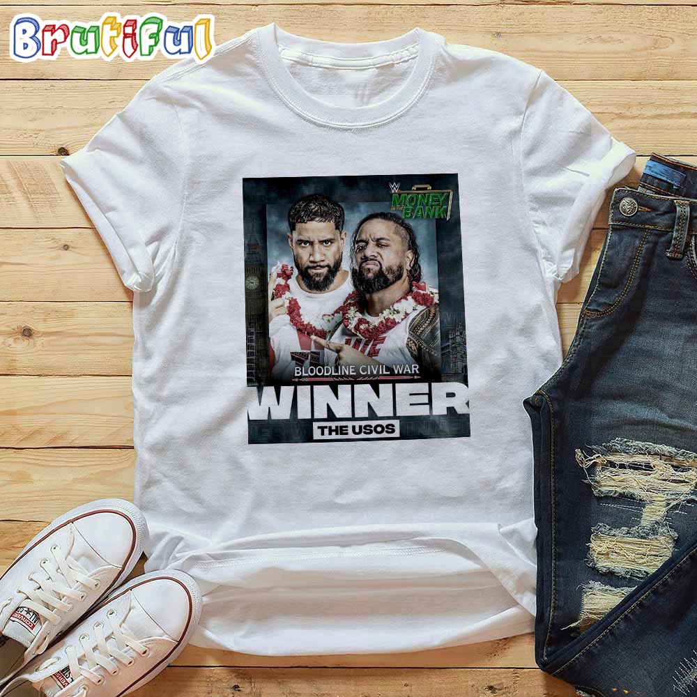 The Usos Winner Bloodline Civil War At WWE Money In The Bank T Shirt
