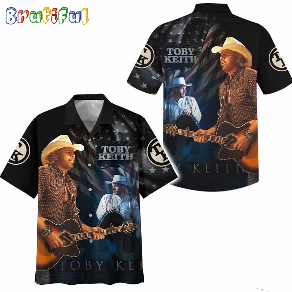 Toby Keith Hawaiian Shirt Special American Flag