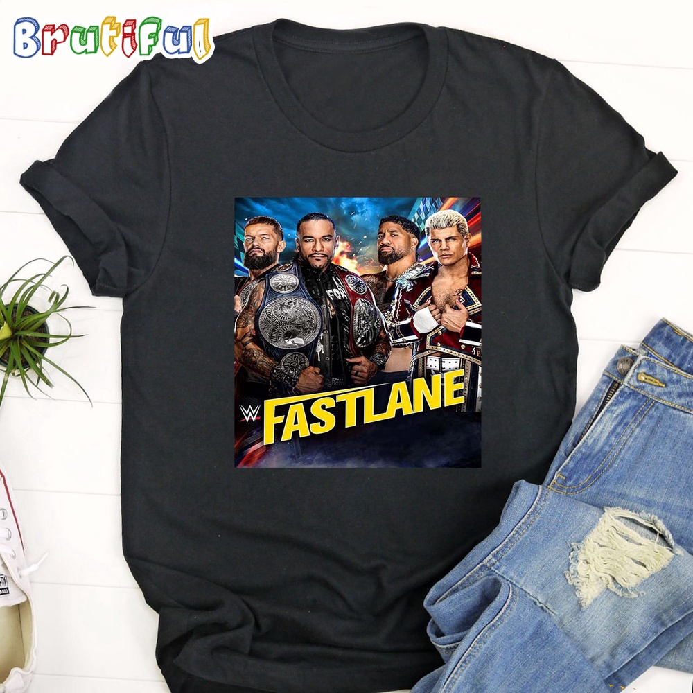 Undisputed WWE Tag Team Champions Archerof Infamy And Finn Balor Defend Against Cody Rhodes And Jey Uso At WWE Fastlane T Shirt