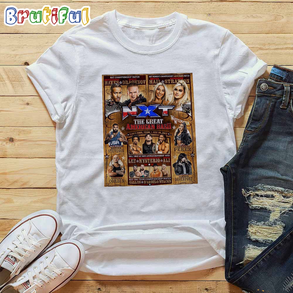 WWE NXT The Great American Bash 2023 Rolls Into Austin TX T Shirt