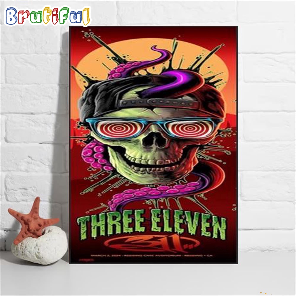 311 2024 Redding Civic Auditorium Redding Ca Poster Canvas