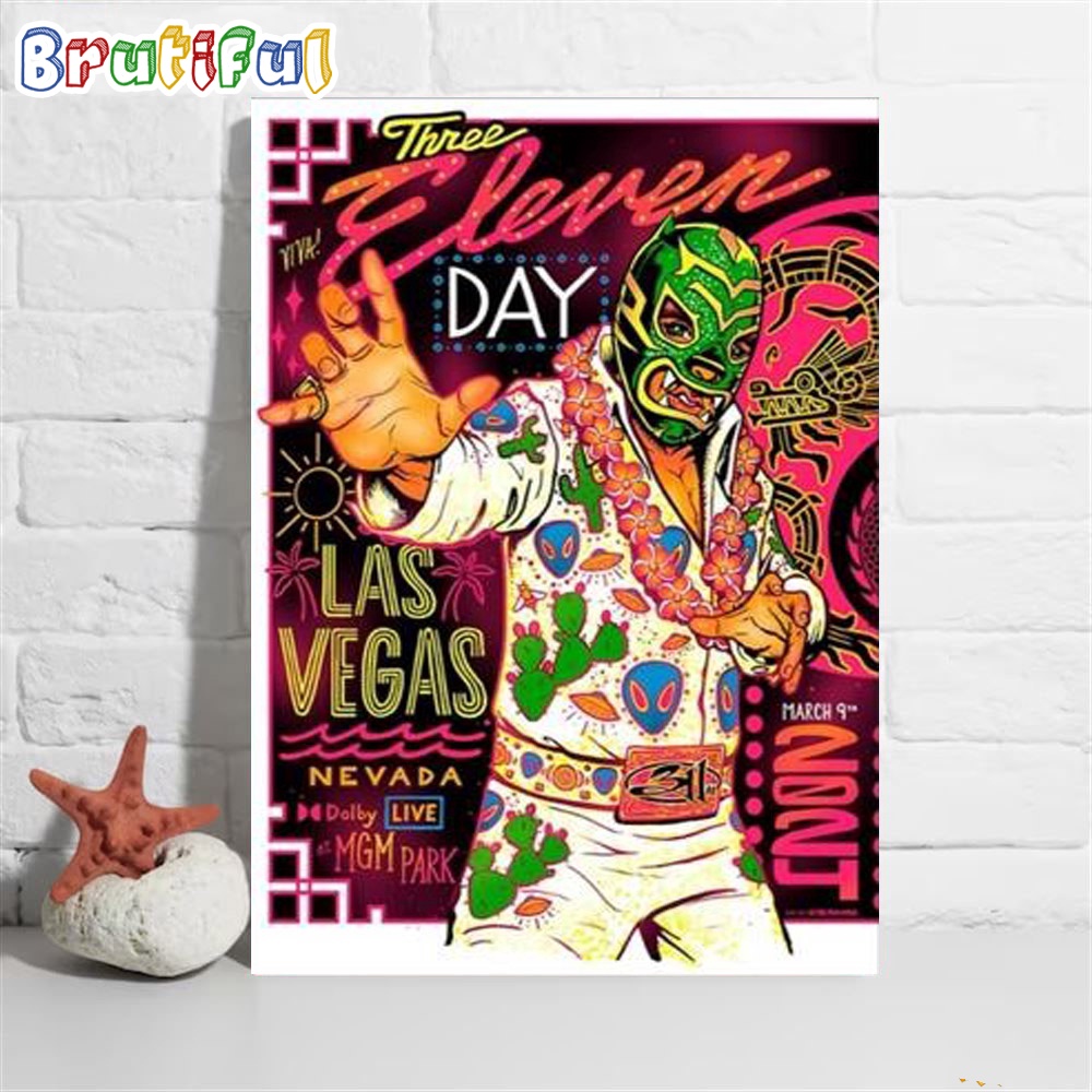 311 Park Mgm Las Vegas Tour 2024 Wall Art Poster Canvas