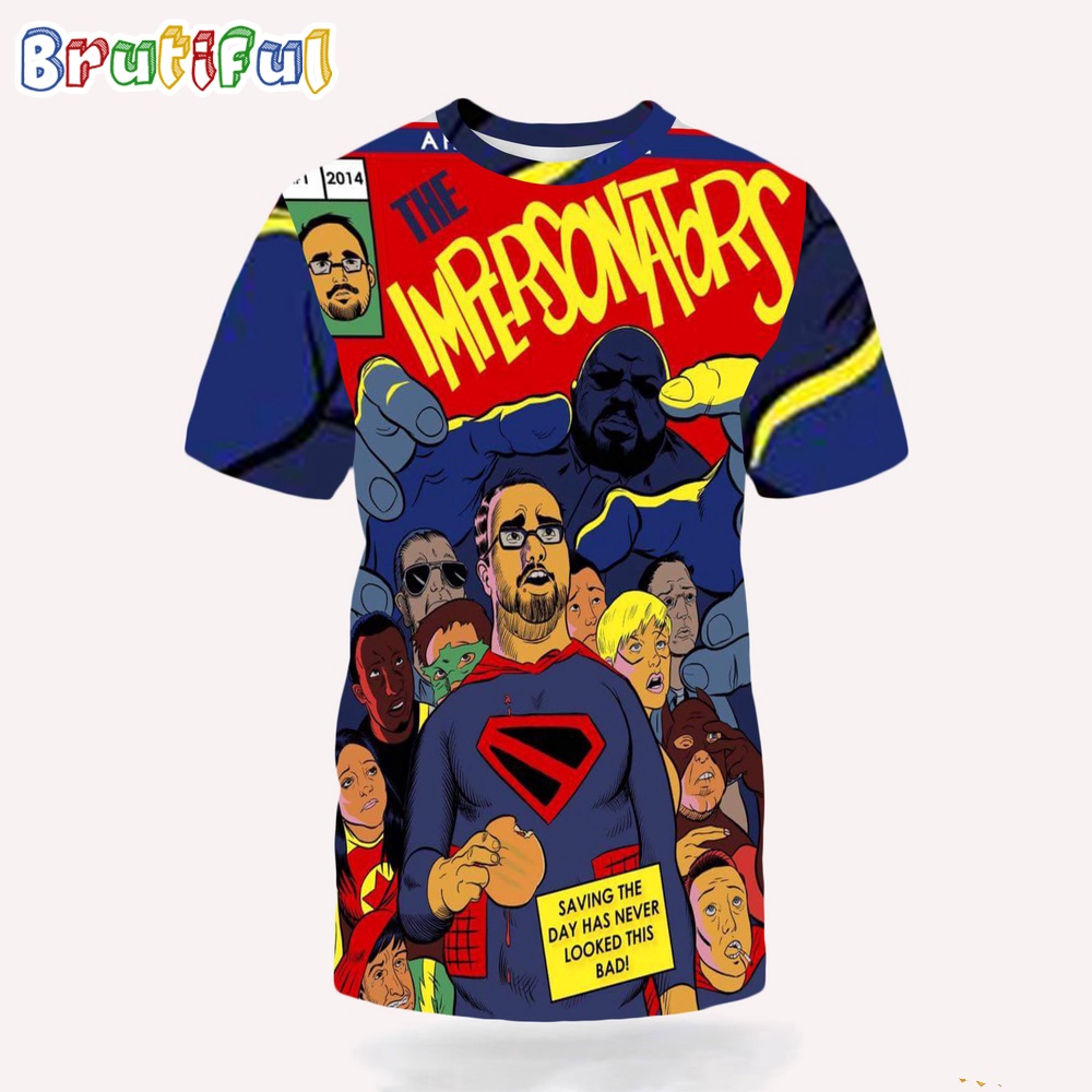 A Film By Joshua Hull The Impersonators 3D Shirt