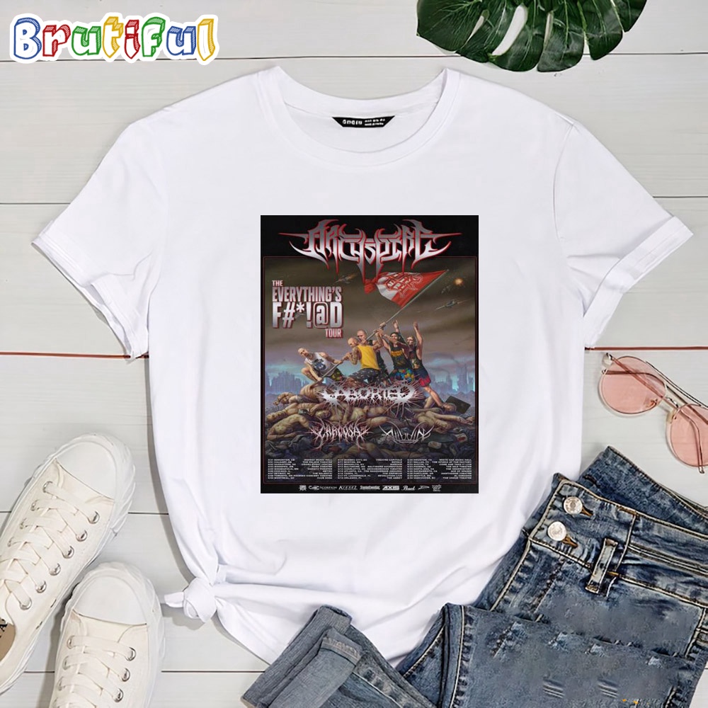 Aborted North American Tour With Archsprie And Carcosa And Alluvial T Shirt