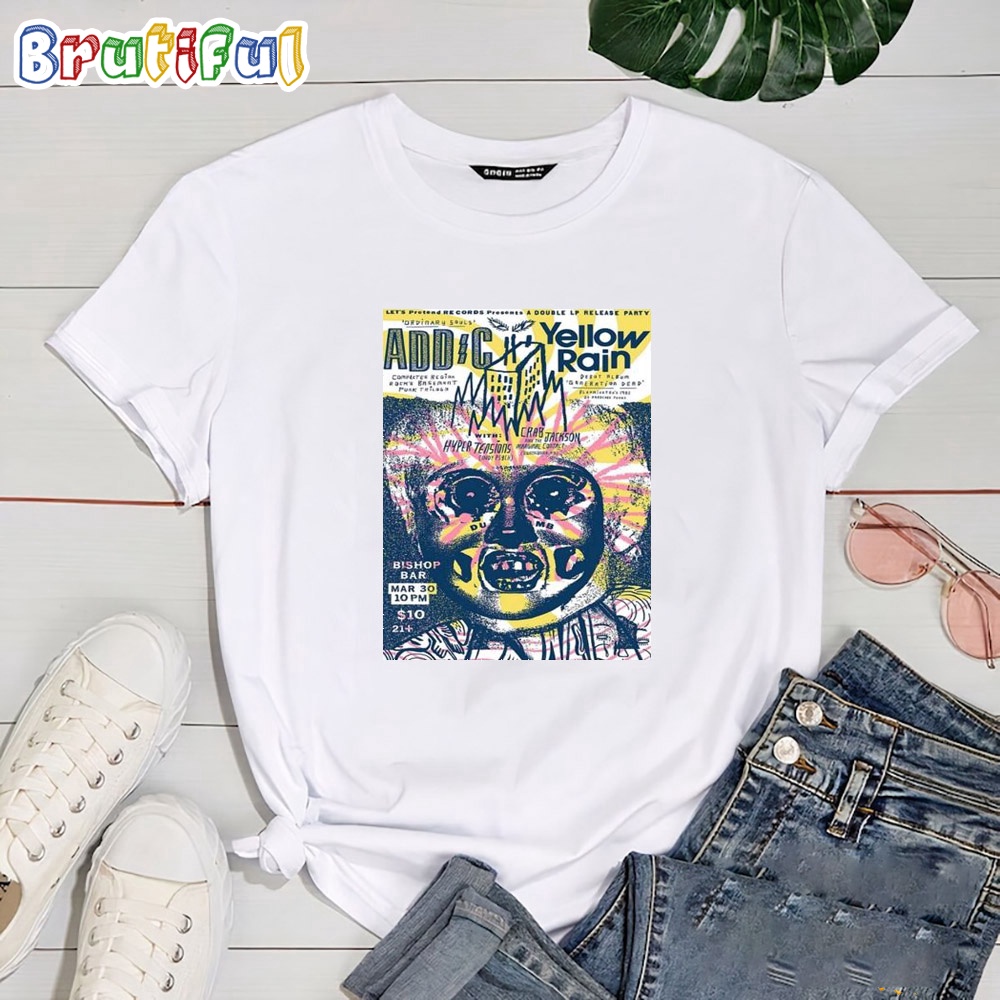Addc Yellow Rain Bi Bar March 2024 T Shirt