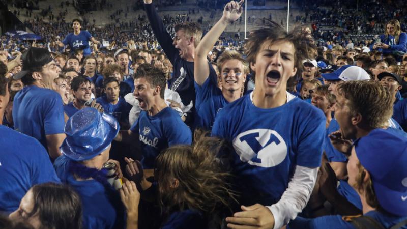 BYU Cougars fans