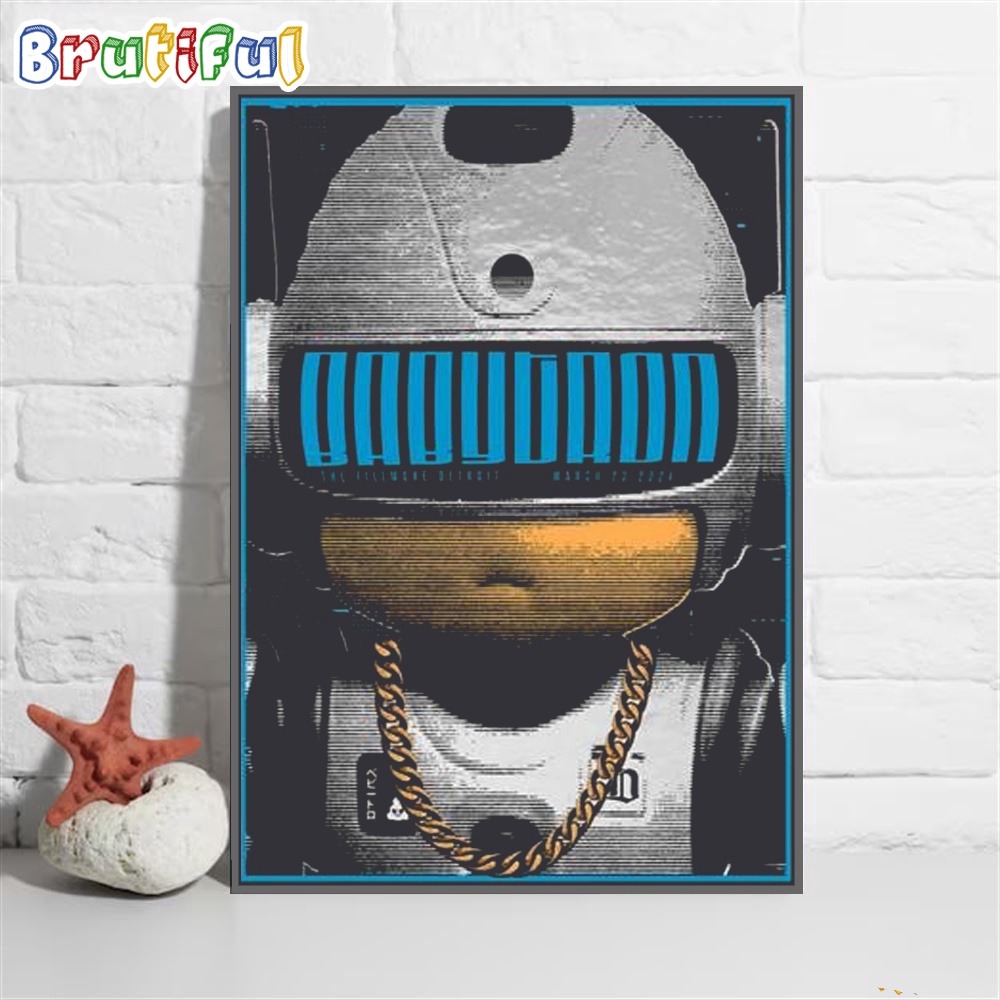 Babytron The Fillmore Detroit Mi March 23 2024 Wall Art Poster Canvas