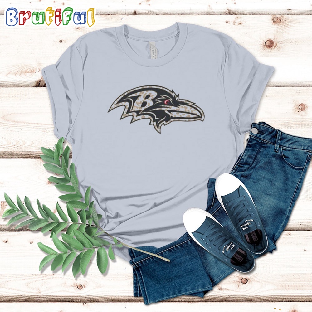 Baltimore Ravens Womens 47 Cream Panthera Frankie T Shirt