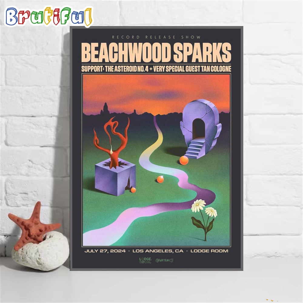 Beachwood Sparks July 27 2024 Lodge Room Los Angeles Ca Wall Art Poster Canvas