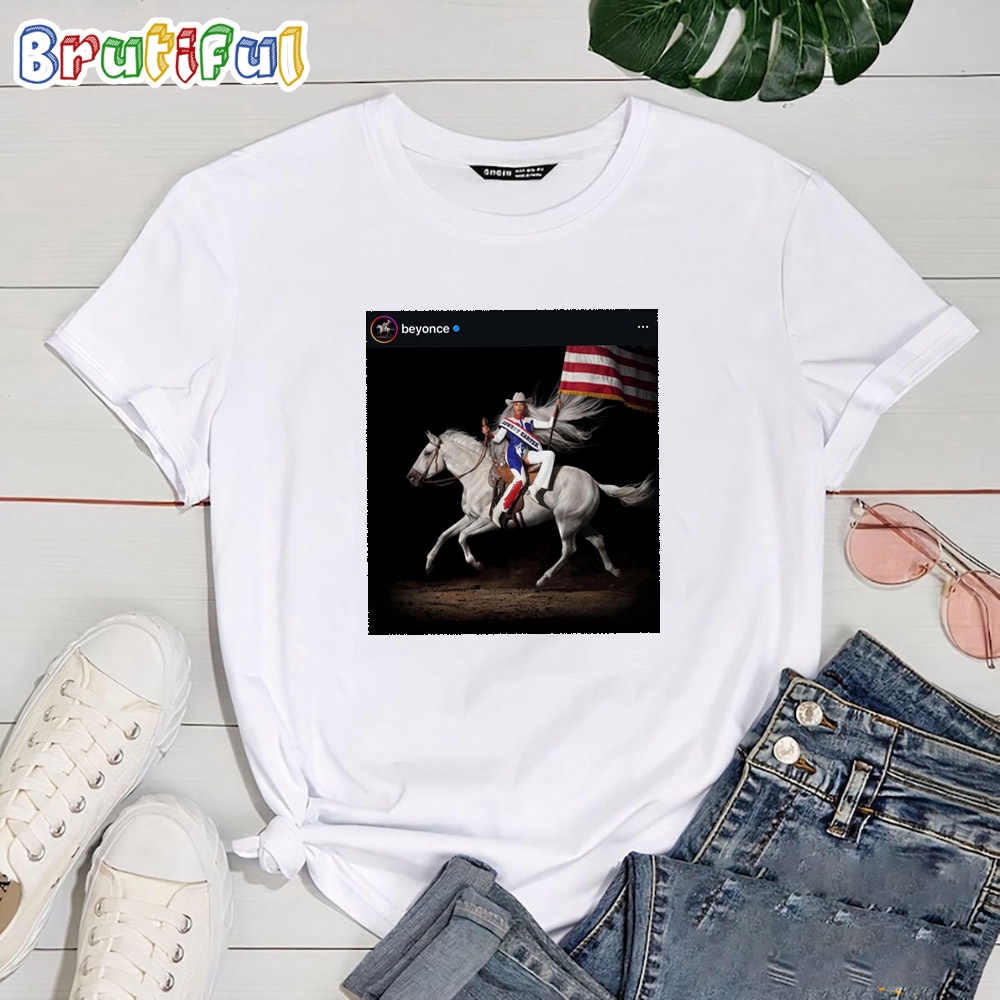 Beyonce Reveals Her Upcoming Album Cowboy Carter T Shirt