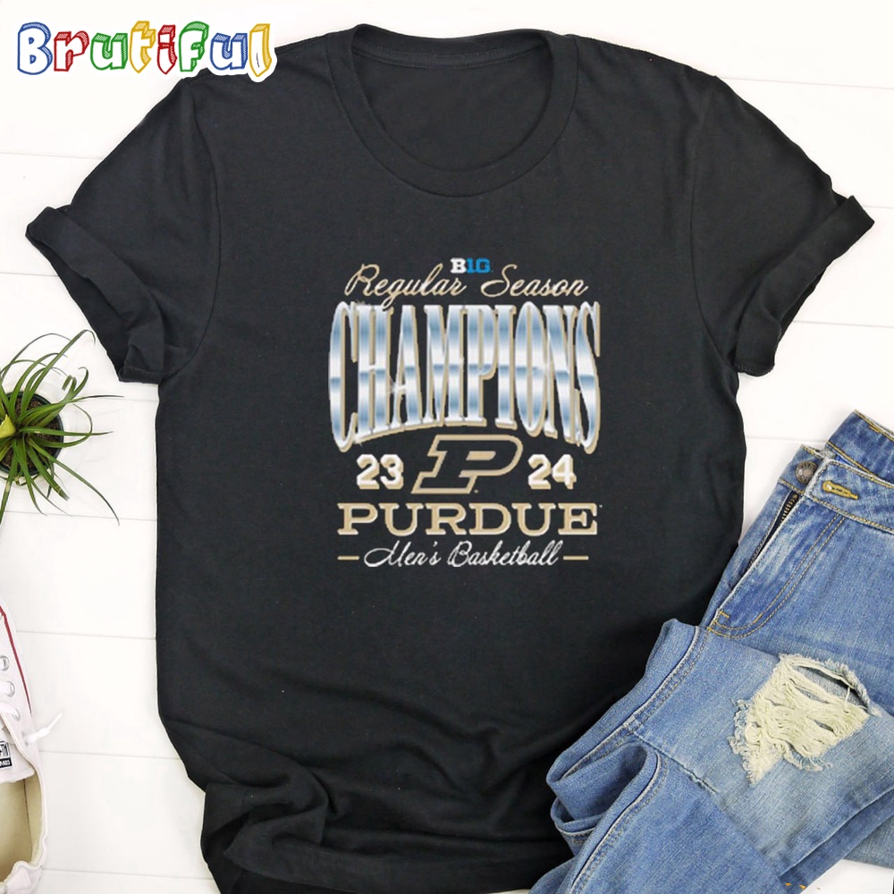 Big Regular Season Champions Purdue Men's Basketball T Shirt