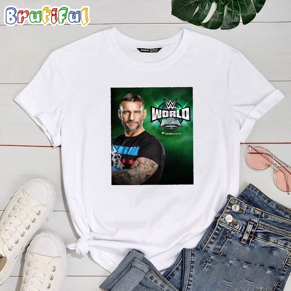 CM Punk WWE World WrestleMania XL T Shirt