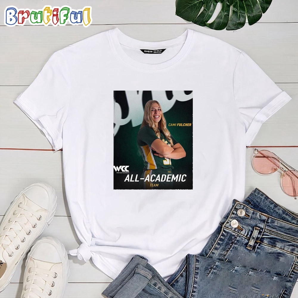 Cami Fulcher Is The 2024 WCC West Coast Conference All Academic Team T Shirt