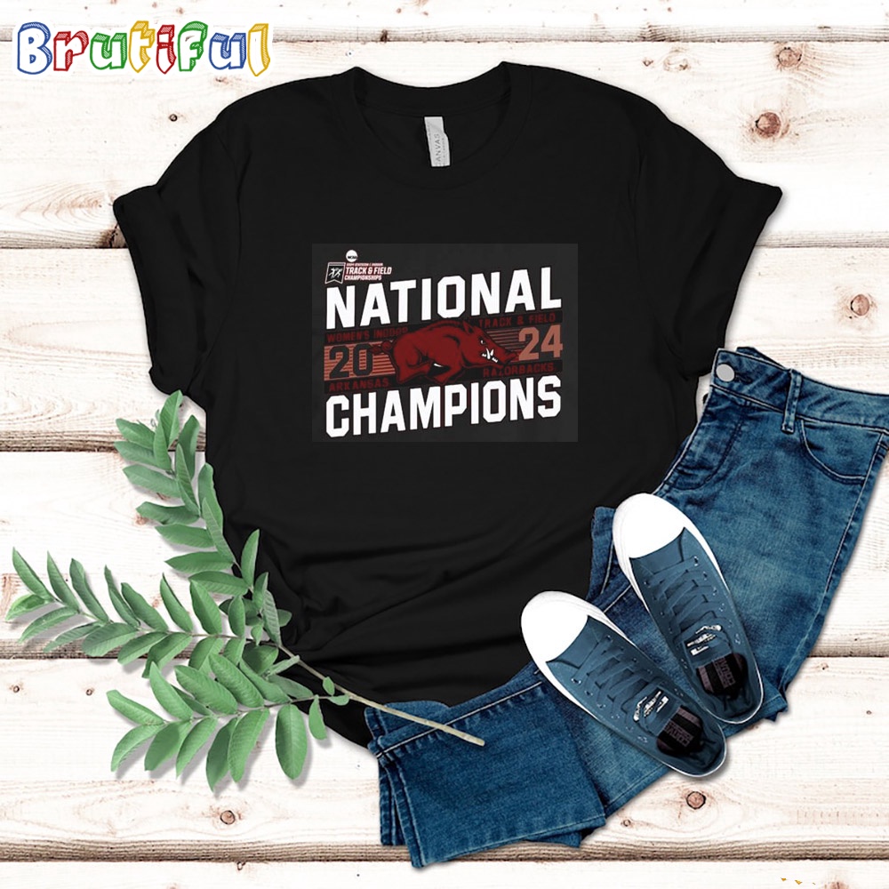 Cardinal Arkansas Razorbacks 2024 Ncaa Women's National Champions T Shirt