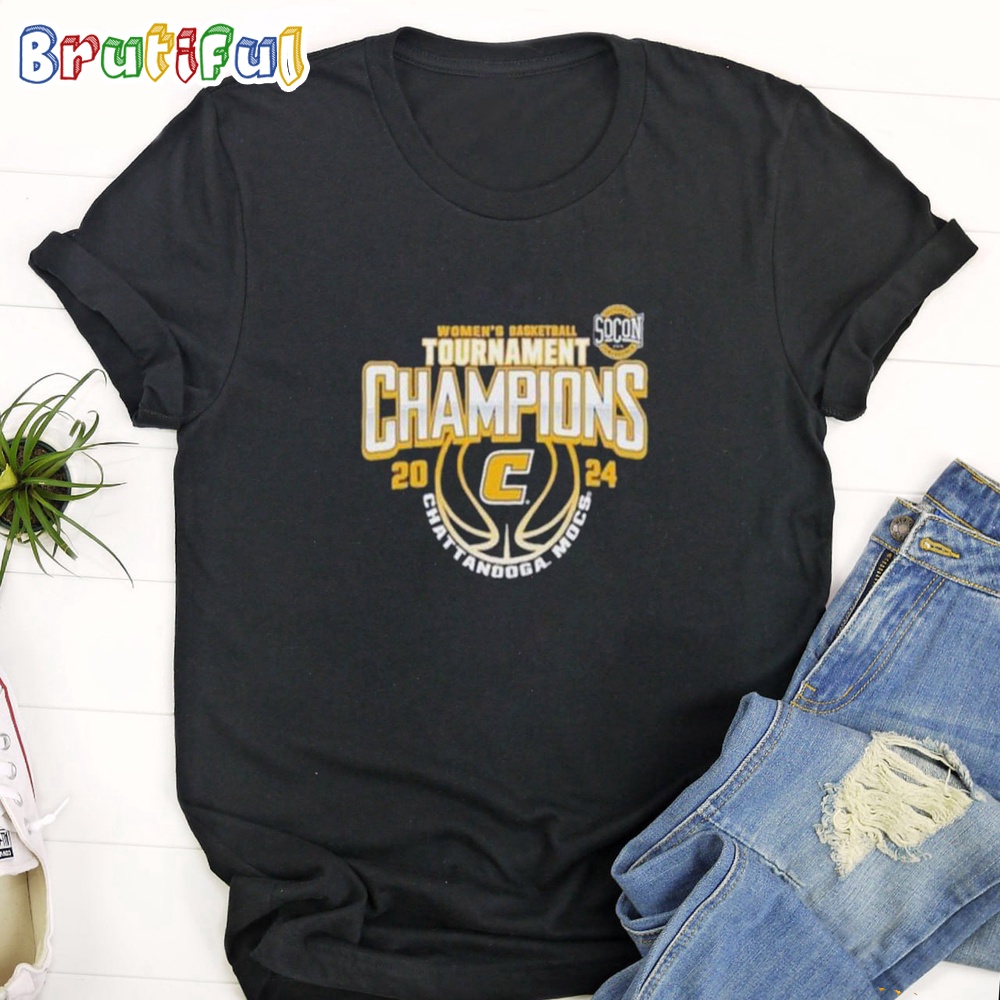 Chattanooga Mocs 2024 Women's Basketball Conference Tournament Champions T Shirt